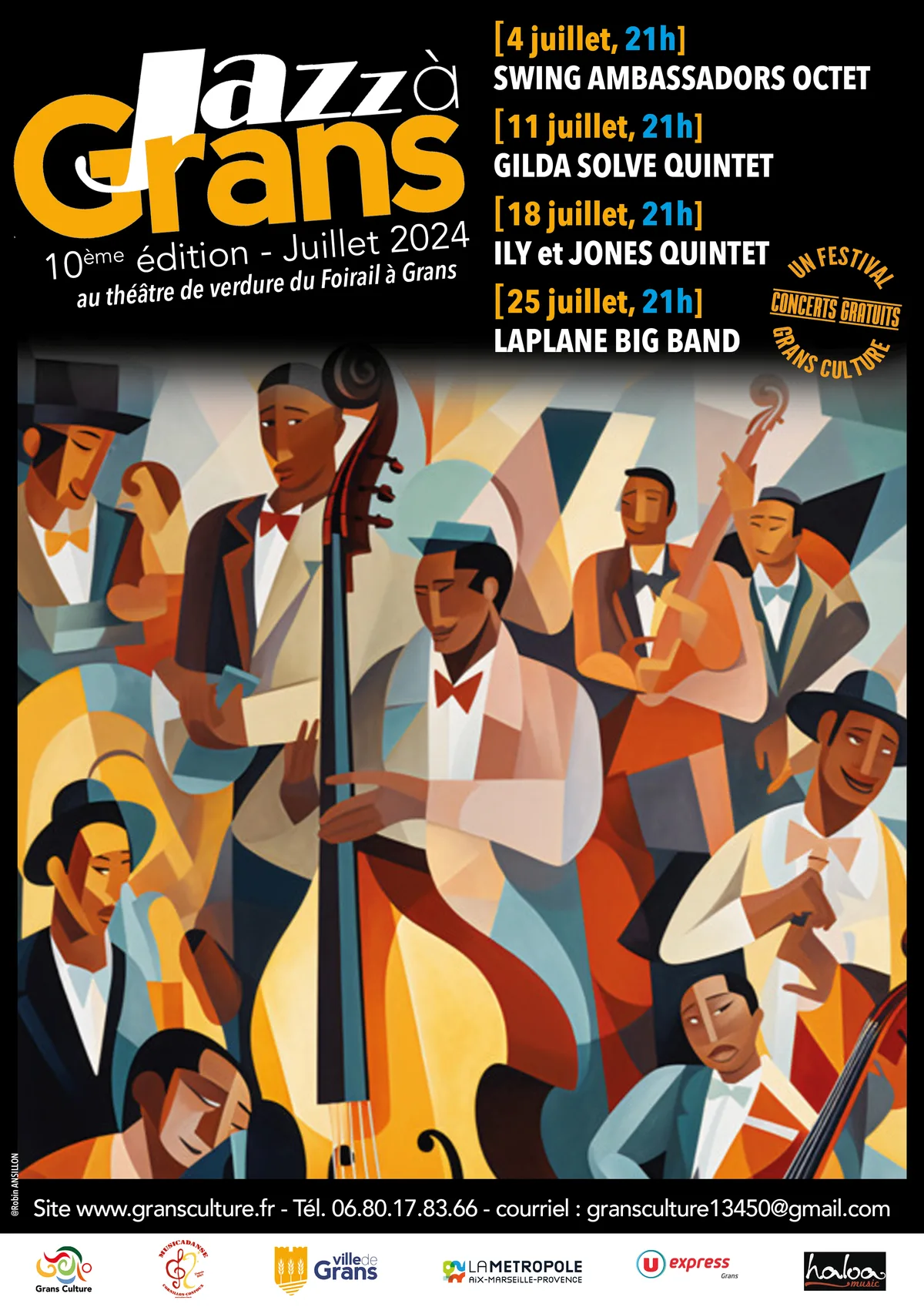 Affiche du concert