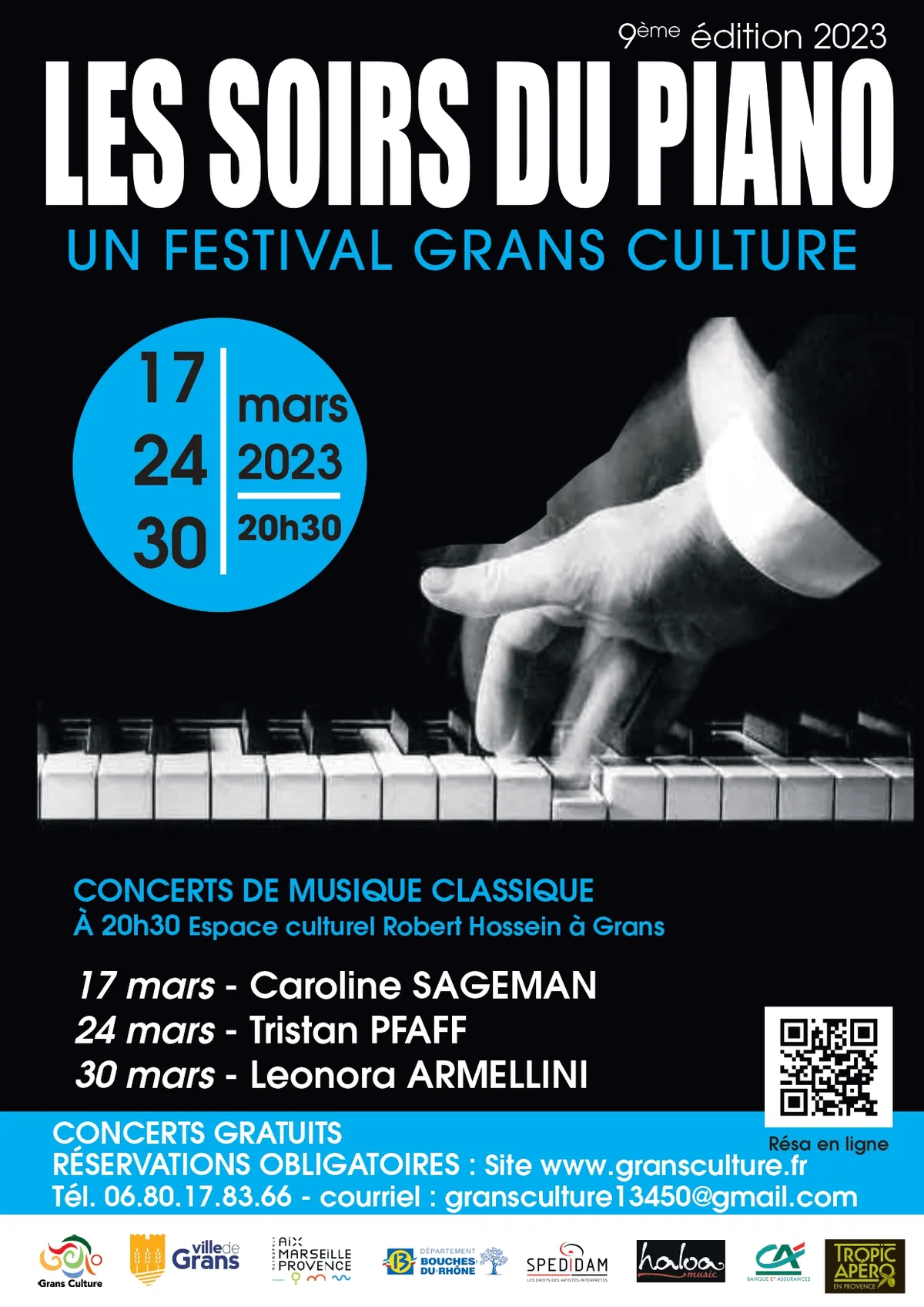 Affiche du concert