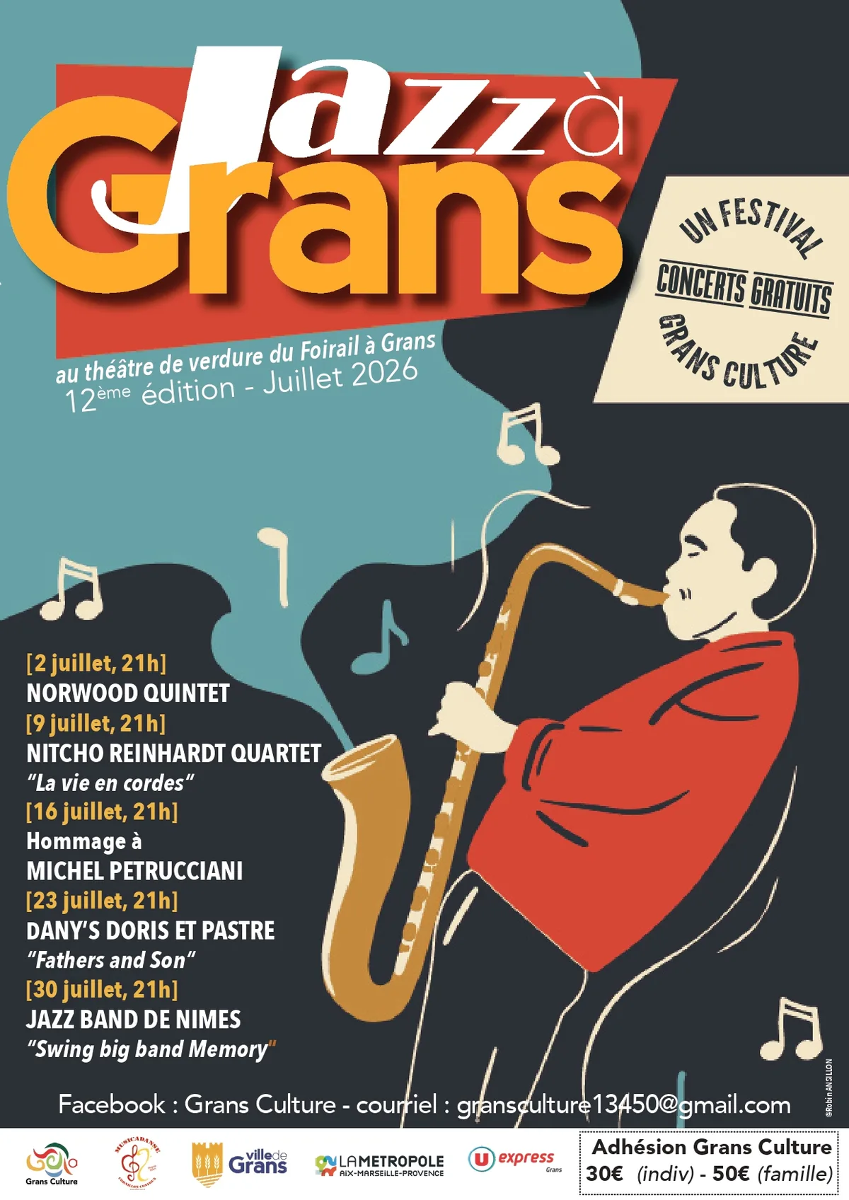 Affiche du concert