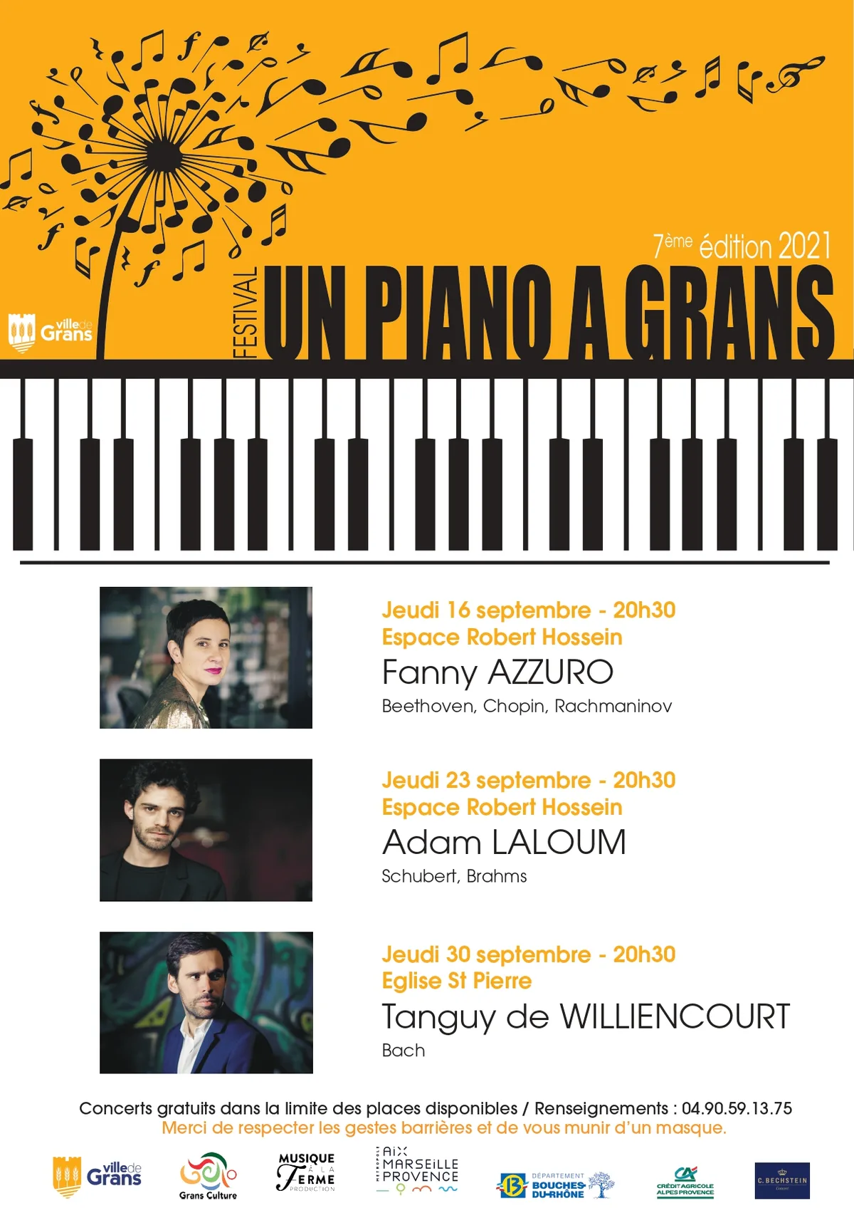 Affiche du concert