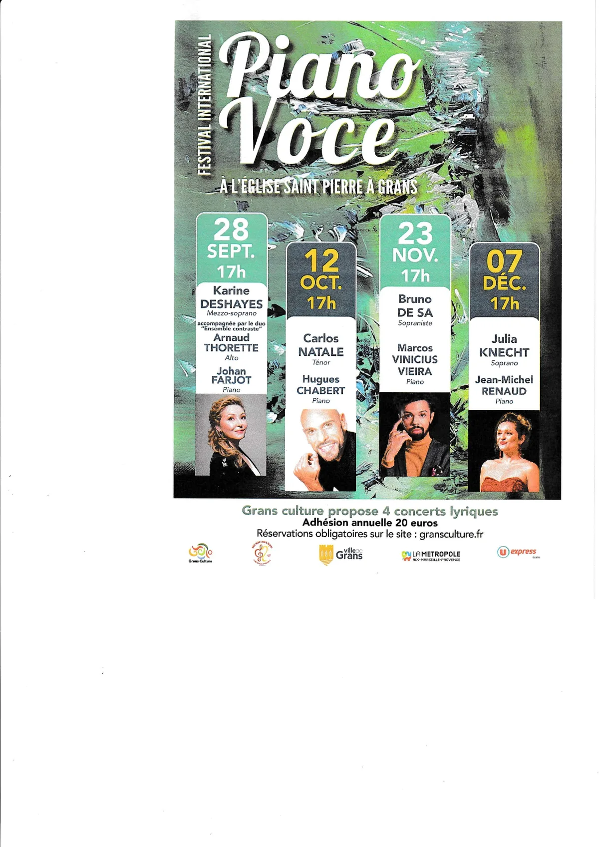 Affiche du concert