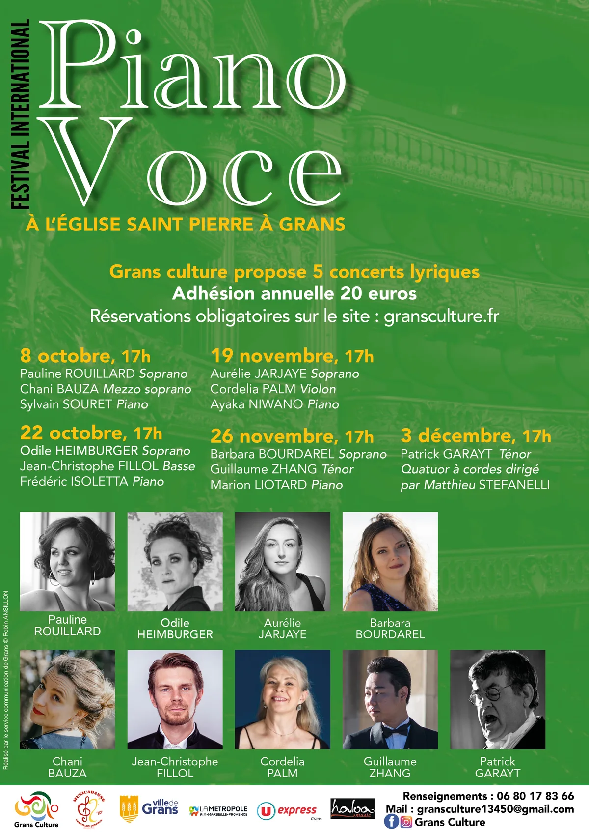 Festival International Piano Voce à Grans