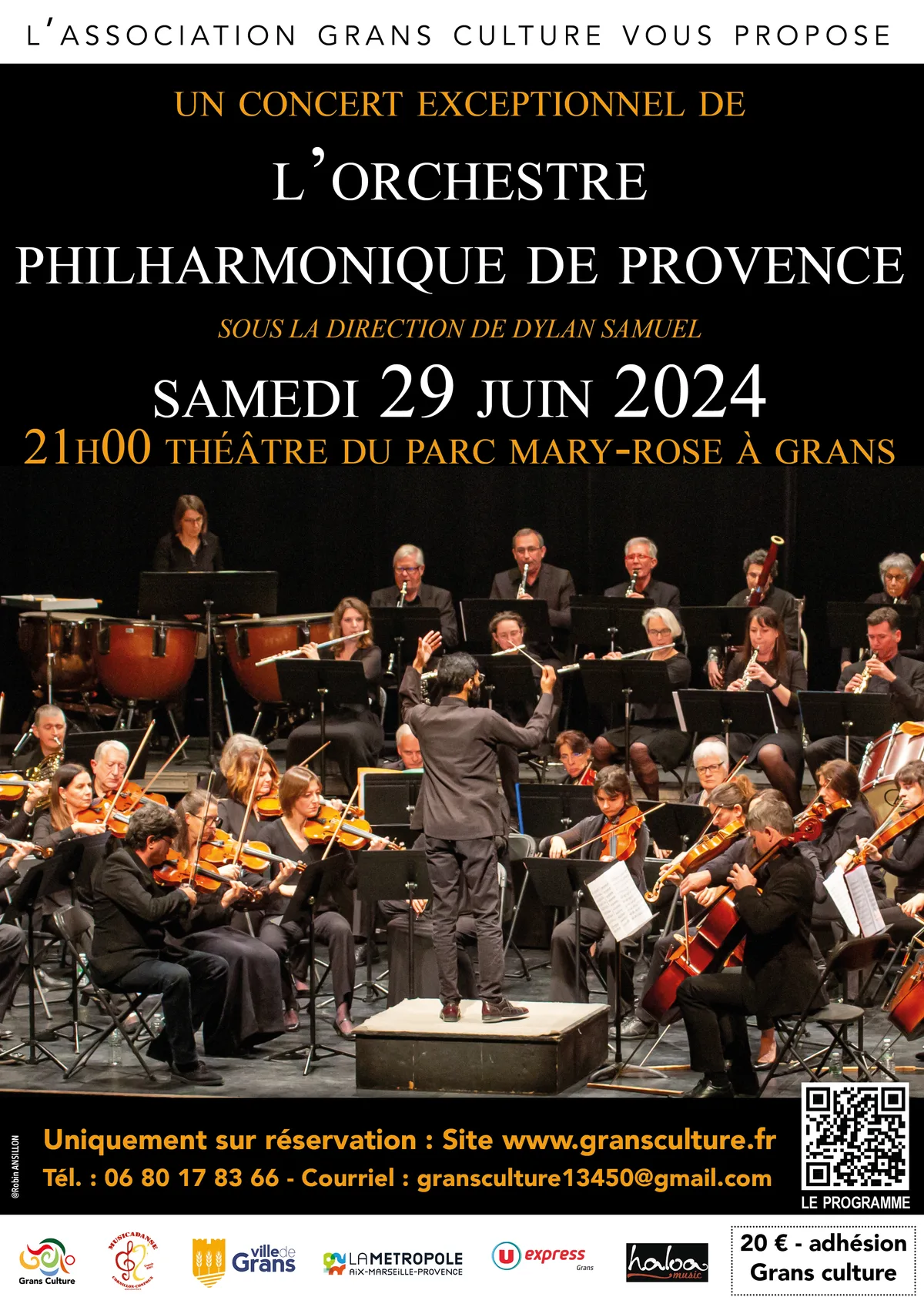 Concert exceptionnel de l'Orchestre Philharmonique de Provence