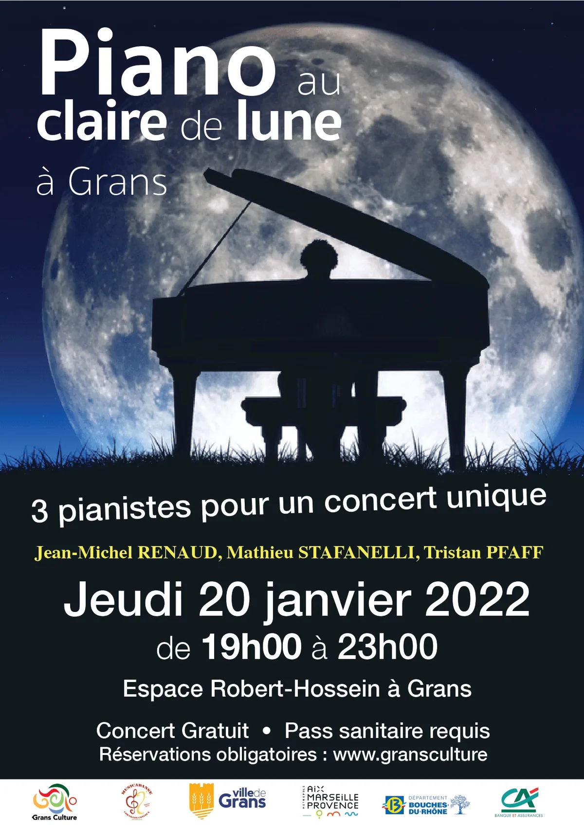 3 Pianistes pour un concert unique