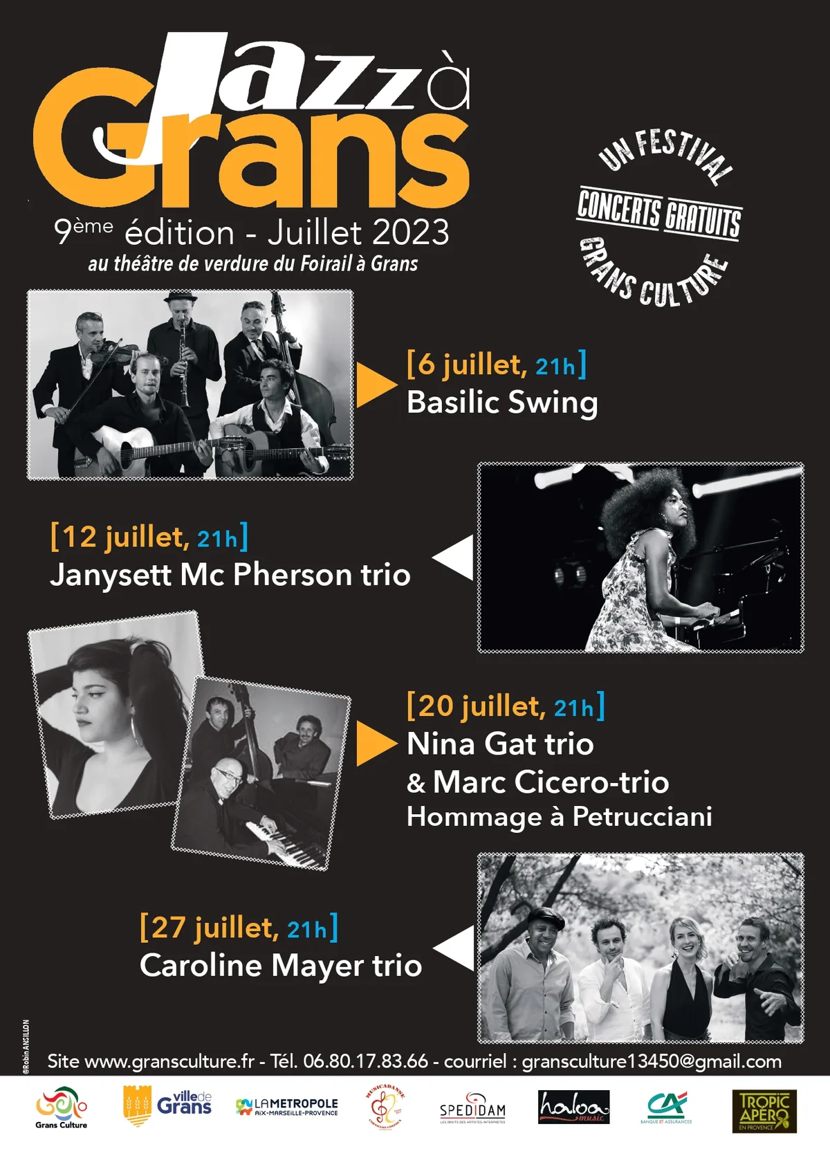 Affiche du concert